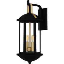  QUOIZEL CFD8408MBK - Crestfield Outdoor Lantern