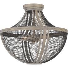  QUOIZEL HLE1715DGW - Hallie Semi-Flush Mount