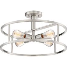  QUOIZEL NHR1718BN - New Harbor Semi-Flush Mount