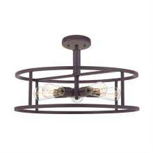  QUOIZEL NHR1720WT - New Harbor Semi-Flush Mount