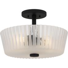  QUOIZEL RAY1716MBK - Gray Semi-Flush Mount