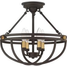  QUOIZEL SRG1716WT - Sergeant Semi-Flush Mount