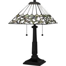  QUOIZEL TF16135MBK - Tiffany Table Lamp