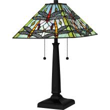  QUOIZEL TF16144MBK - Tiffany Table Lamp
