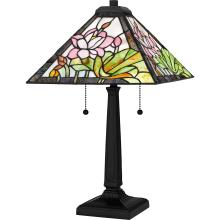  QUOIZEL TF16145MBK - Tiffany Table Lamp