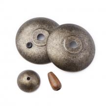 Kathy Ireland Home by Luminance Brands FN300VS - ASHLAND FINIAL PACK IN VINTAGE STEEL - FN300VS